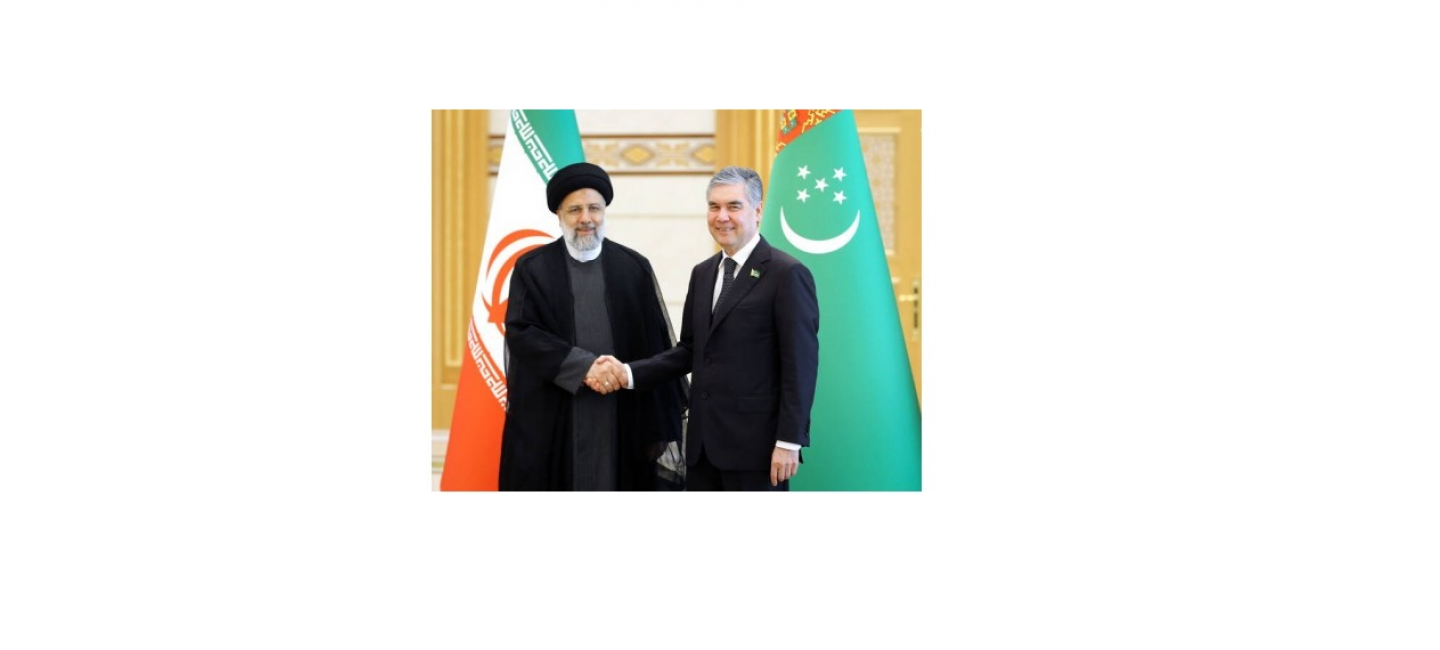 MEETING OF THE CHAIRMAN OF THE HALK MASLAKHATY OF THE MILLI GENGESH OF TURKMENISTAN WITH THE PRESIDENT OF THE ISLAMIC REPUBLIC OF IRAN