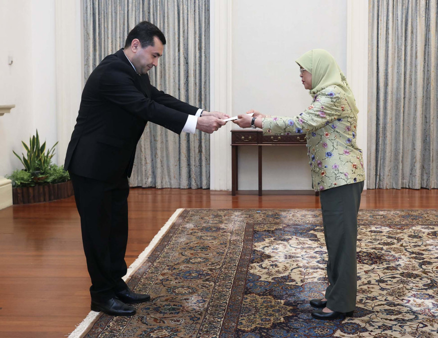 THE AMBASSADOR OF TURKMENISTAN PRESENTED HIS CREDENTIALS TO THE ...